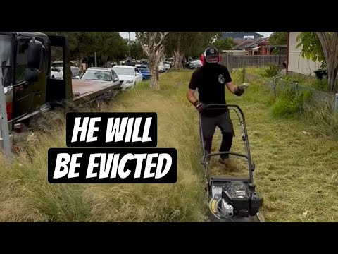 Your lawns are overgrown so we are going to evict you!