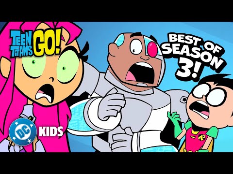 Season 3 BEST Moments! Part 3 ⭐ #TeenTitansGo! #KidsCartoons @dckids