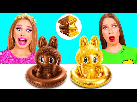 Thử thách Đồ Ăn Từ Sô Cô La vs Đồ Thật | Buồn Cười Chiến Tranh Nhà Bếp