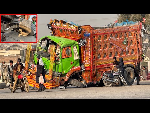 UD Truck Front Axle King Pin are Break into Two pieces | Emergency Repair