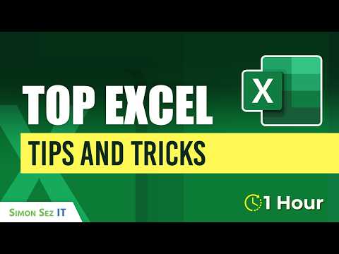13 Excel Top Tips and Tricks to Save You Time