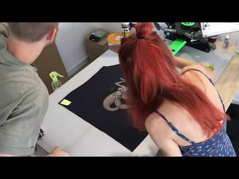 T-shirt screen printing