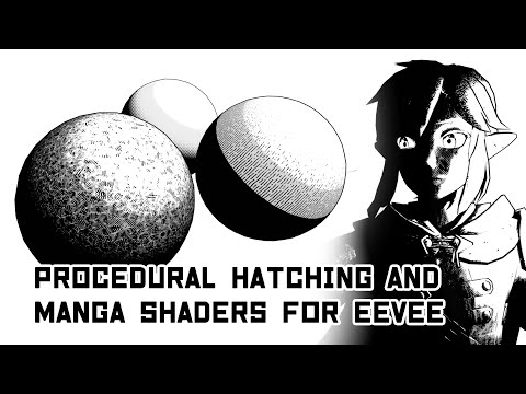 Tutorial: Procedural hatching and manga shaders for EEVEE Blender