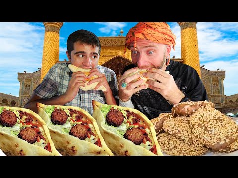 Iraqi STREET FOOD MOUNTAIN in Baghdad, Iraq!! The BEST Baghdad Falafels!
