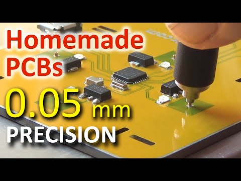 PCB making and PCB prototyping - 0.05 mm traces/spaces