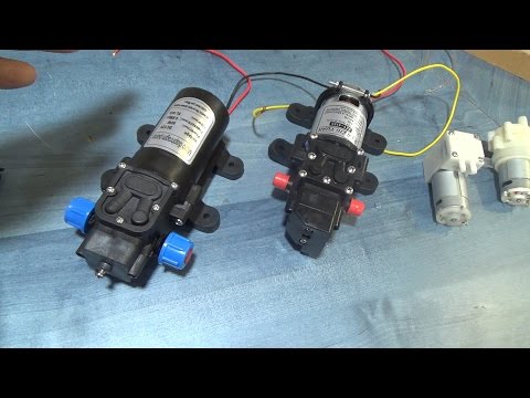 Water and vacuum pump for projects