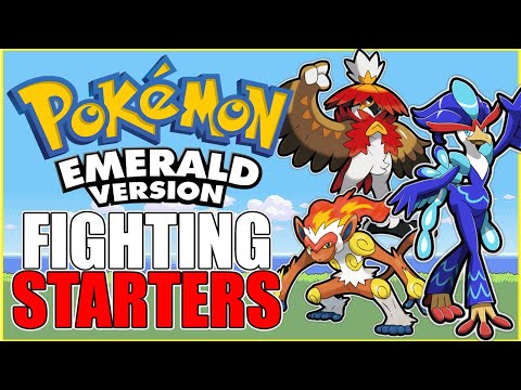 Can I beat Pokémon Emerald using only the Fighting Starters?