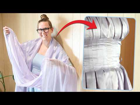 Attempting a Pleated Goddess Gown