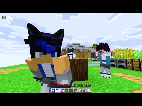 Aphmau! ONE SHEEP on a WOLF BLOCK in Minecraft