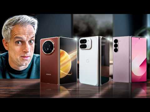 I COMPARE the Best FOLDABLE SMARTPHONES (Magic V3 vs Galaxy Z Fold6 vs Pixel 9 Pro Fold)