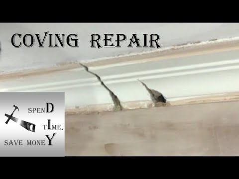 How to repair plaster coving, cornice quick, simple and cheaply. The complete DIY guide