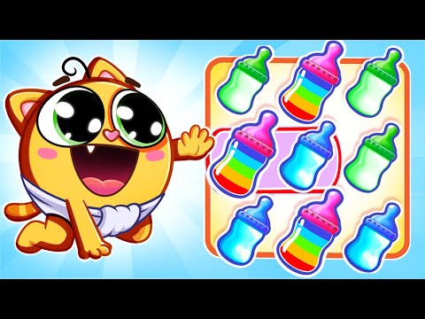 Bottle Milk Feeding 🍼😿| The Best Baby Care Songs | Toonaland
