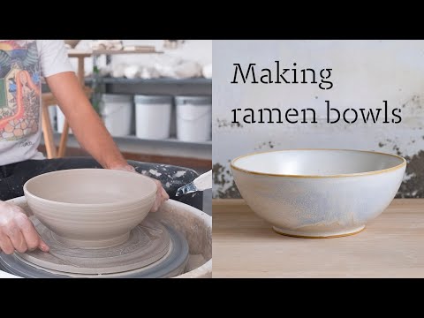 [ASMR] MAKING stoneware ramen BOWLS – The whole process – vapor03