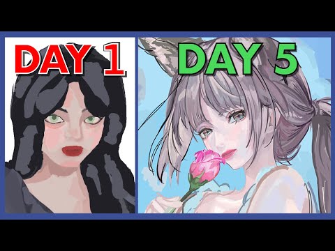 How 'The 5 Day Hard Brush Challenge' Completely Transformed My Art