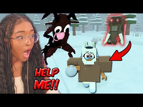 I SURVIVED 99 Nights in the Forest in the NEW Snow Biome UPDATE