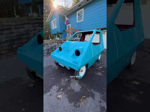 I painted the Citicar blue!