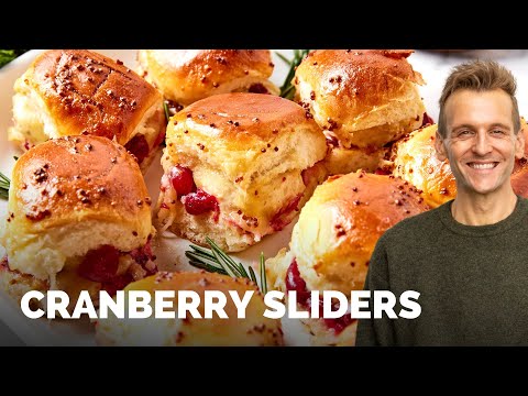 Cranberry Chicken Meatball Sliders