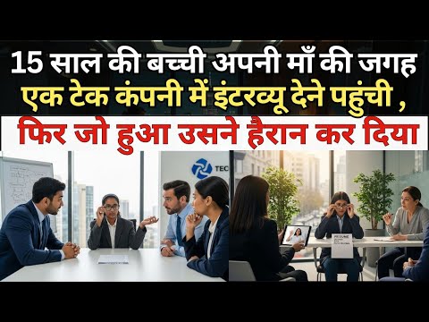 15 साल की बच्ची अपनी माँ की जगह एक टेक कंपनी में इंटरव्यू देने पहुंची , फिर जो हुआ उसने सभी को हैरान