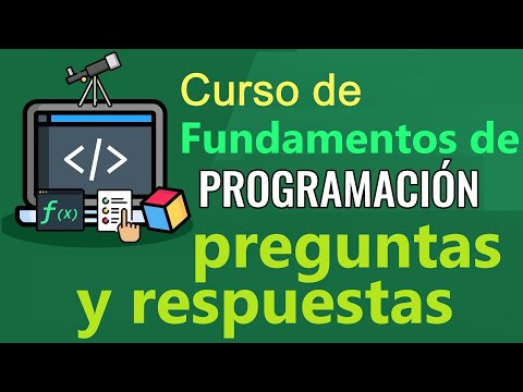 Fundamentos de Programación - PREGUNTAS Y RESPUESTAS - (video 2)