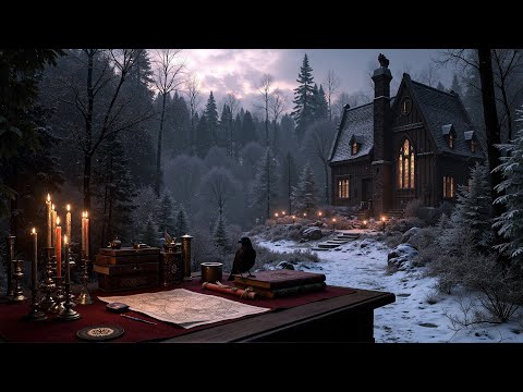 Deep Focus For Your Exam | Gothic Winter with Melancholy Piano and Dark Academia Playlist