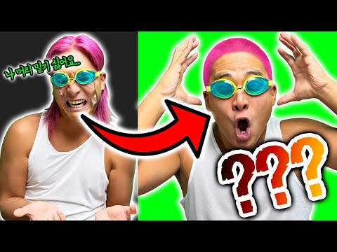 분홍빠박이가 머리를 밀게된 이유.. 충격 반전! 실제상황!