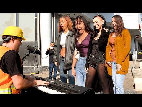 Construction Guy STUNS the Public With Incredible Voice