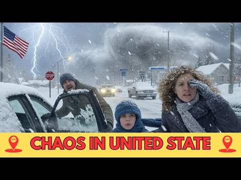 ❄️ CHAOS in America! Massive Snowstorm Paralyzes the United States