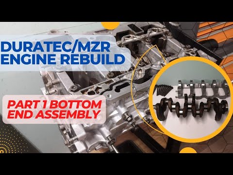 Building my 2.0 Duratec / MZR engine, PART 1 Bottom End prep and assembly