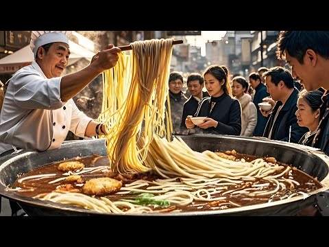 浙江桐乡特色红烧羊肉面，盘子当锅盖，起步30一碗，旺季一天流水10万【好食勇哥】