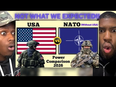 🇬🇧BRITS REACTS TO - NATO vs USA: Military Power Comparison 2026 | Who Is Stronger?