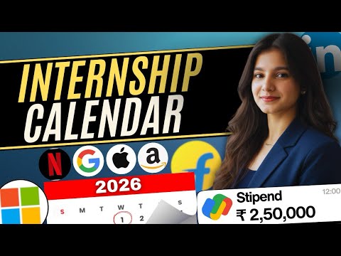 Internship Calendar 2026 Off-campus TECH | Step-by-step Roadmap crack offcampus internships in 2026