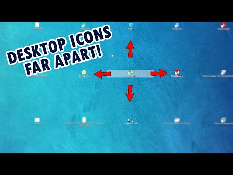 How to fix Desktop Icons Spacing
