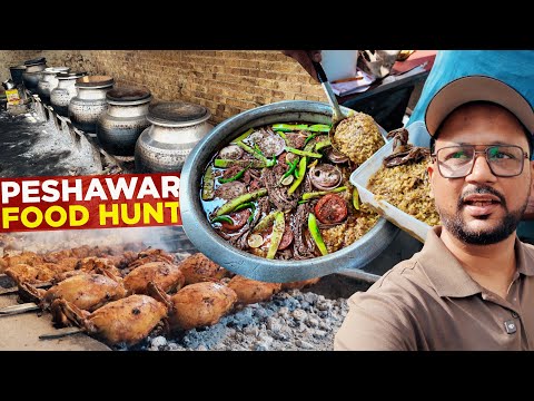 Peshawari Bihari Kabab & Mota Chawal Making | Pakistani Street Food Hunt in Charsadda & Peshawar