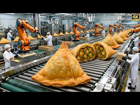 Inside a Modern Samosa Factory: From Raw Ingredients to Crispy Golden Samosas (Full Process)