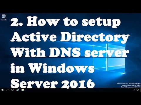 2. How to setup Active Directory With DNS In Windows Server 2016