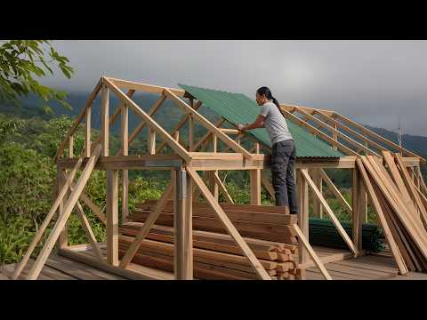 Girl Builds an Incredible Forest Home Above the Ground | @quanthiky-peacefullife3868