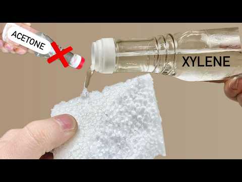 Forget about acetone forever! Now I use foam plastic only like this