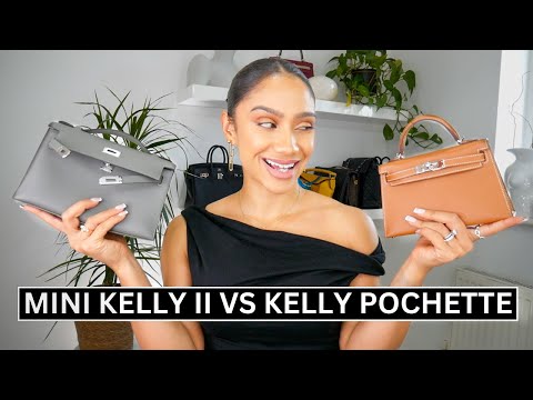 HERMES MINI KELLY II VS  HERMES KELLY POCHETTE | Tiana Peri