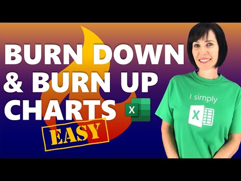 Excel Burn Down & Burn Up Charts for Project Management