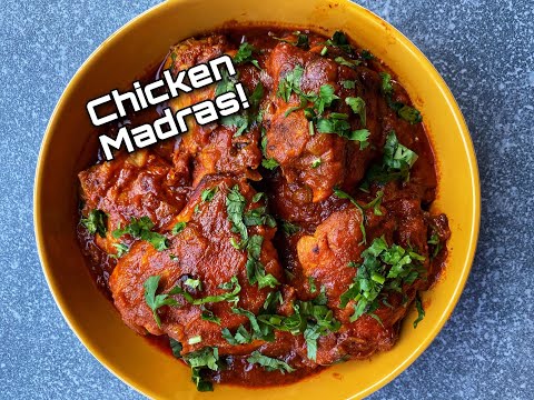 CHICKEN MADRAS CURRY | Restaurant take away style chicken madras | Food with Chetna
