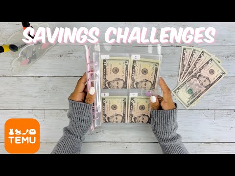 HOW TO MAKE SAVINGS CHALLENGES WITH TEMU | UNBOXING | TEMU HAUL | BUDGET | CASH STUFFING