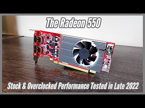 Radeon 550: Tested Stock & Overclocked