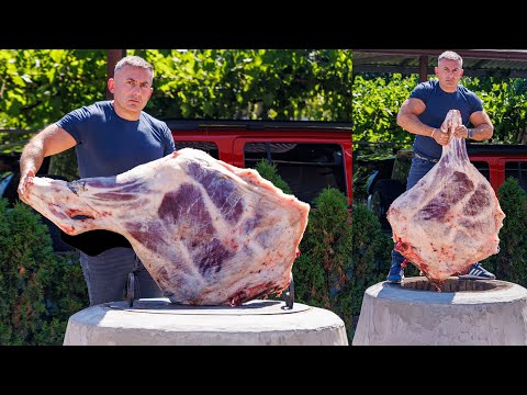 Our EXPERIMENT! 55 kg OF MEAT vs TANDOOR! Meat FEAST with FRIENDS