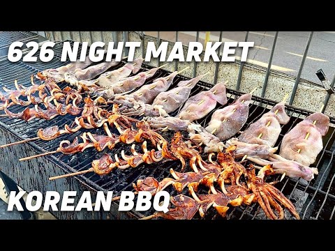ULTIMATE Korean STREET FOOD | 626 NIGHT MARKET | MUST TRY KOREAN BBQ Skewers