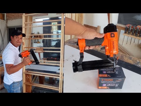 Engrapadora  calibre 18 corona de 1/4 truper review #elmueblemoderno