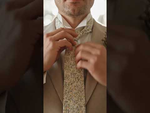 Wildflower Whisper Floral Wedding Tie: Crossrow London