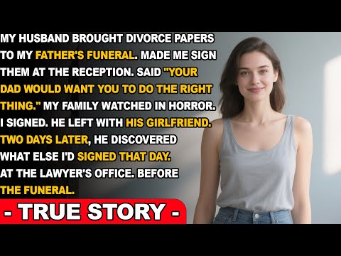 He Handed Me Divorce Papers at My Father’s Funeral—I Signed Without a Word, and He Paid for It!