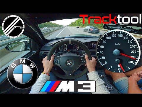 BMW M3 E92 Tracktool | 420 PS | *308 km/h* Top Speed German Autobahn No Speed Limit POV