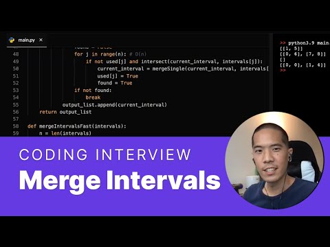Python Programming Interview: Merge Intervals Leetcode ft. Dropbox Software Engineer