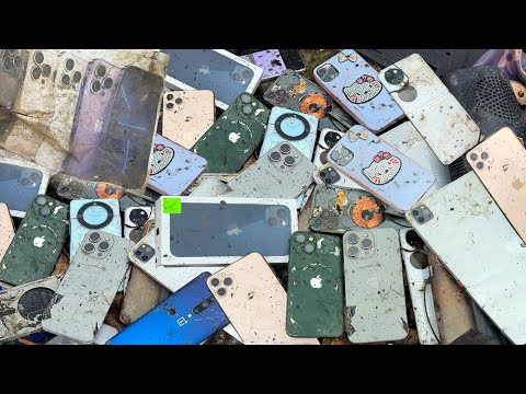 😯Great Lucky😍! i Found A lots of Apple iPhone 15_13 _12 _iPad Pro... || Restore iPhone 13 Cracked